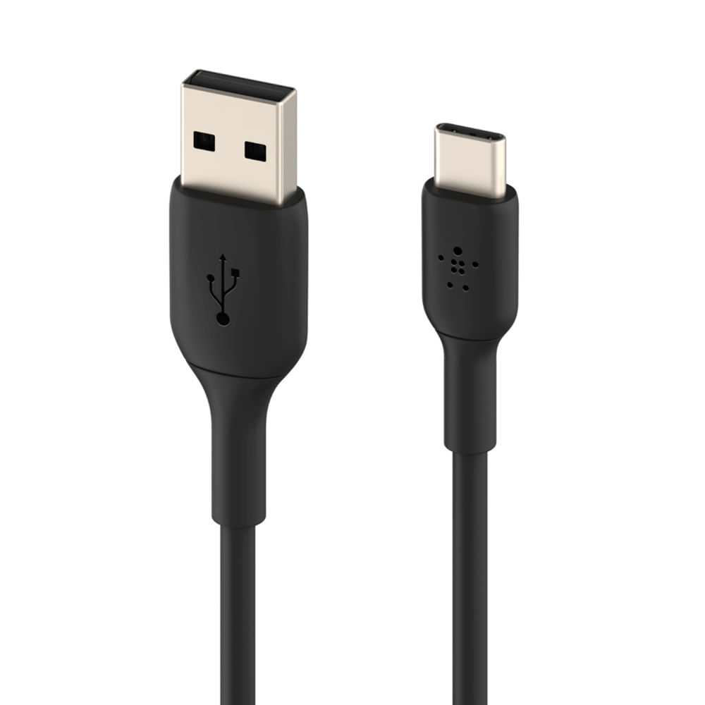 Cable usb-c a usb-a 1mt negro