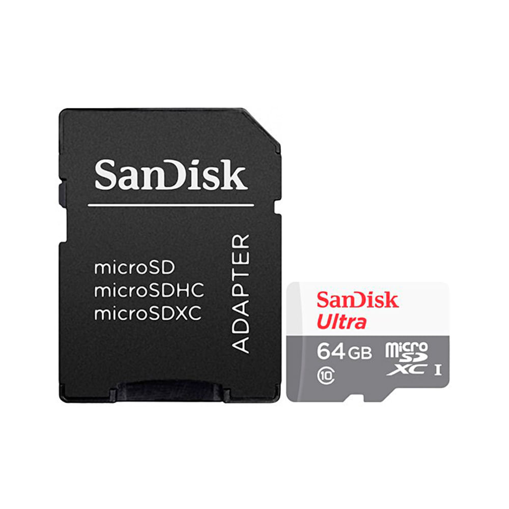 Memoria micro SD Sandisk Ultra 64GB C10 UHS-I
