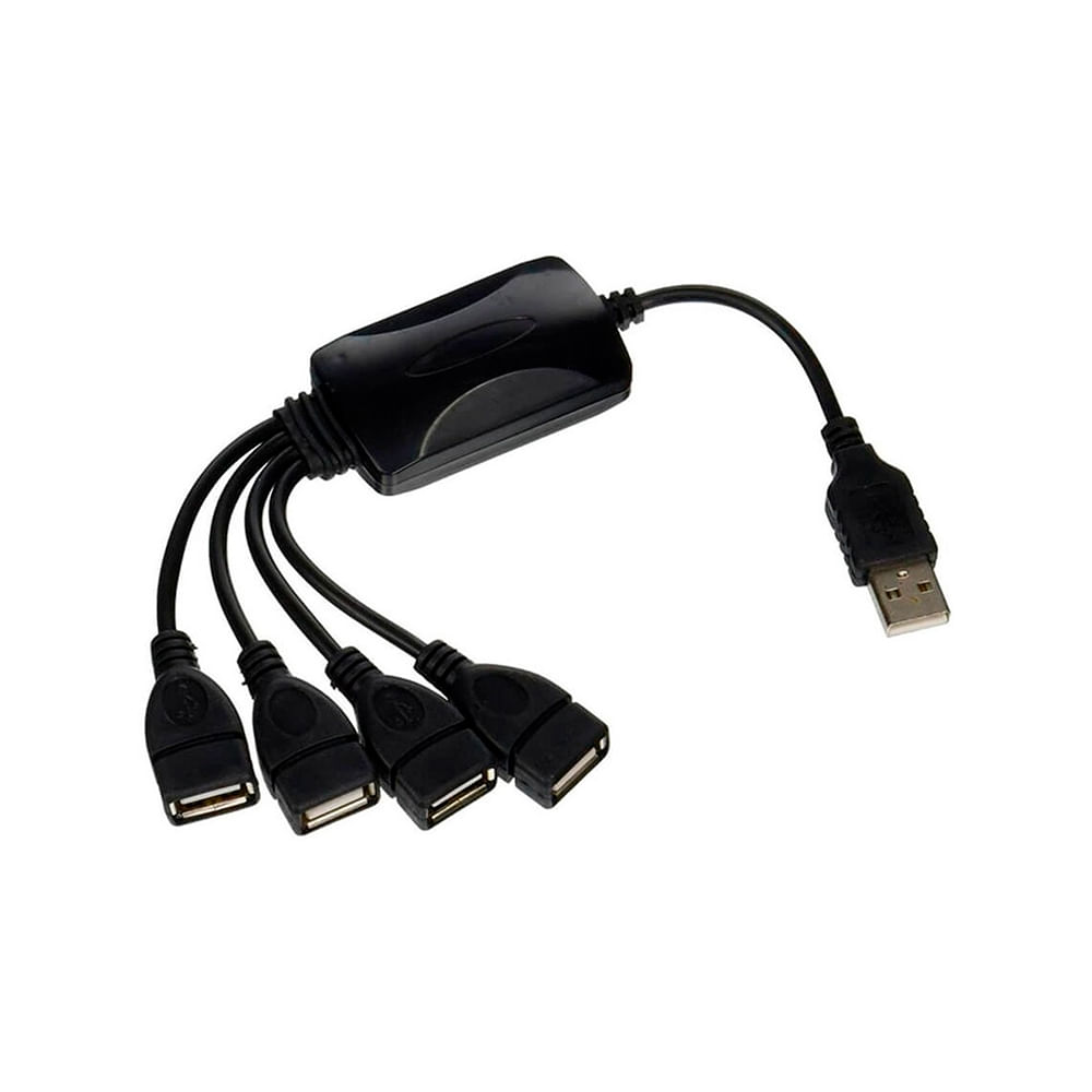 Concentrador usb 2.0 de 4 puertos calibre del cable : 30 awg