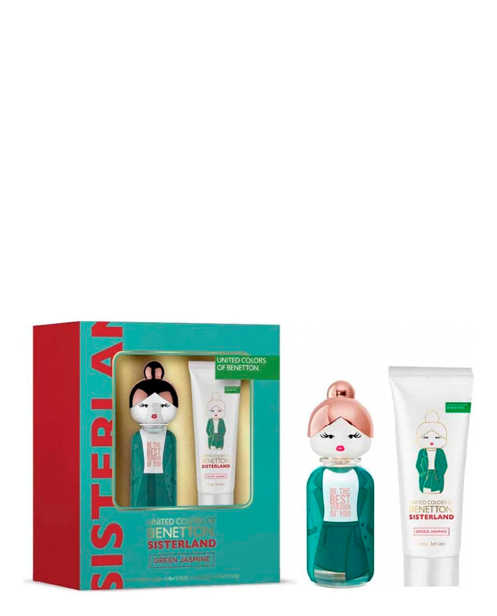 Set Benetton Sisterland Green Jasmin Eau de Toilette