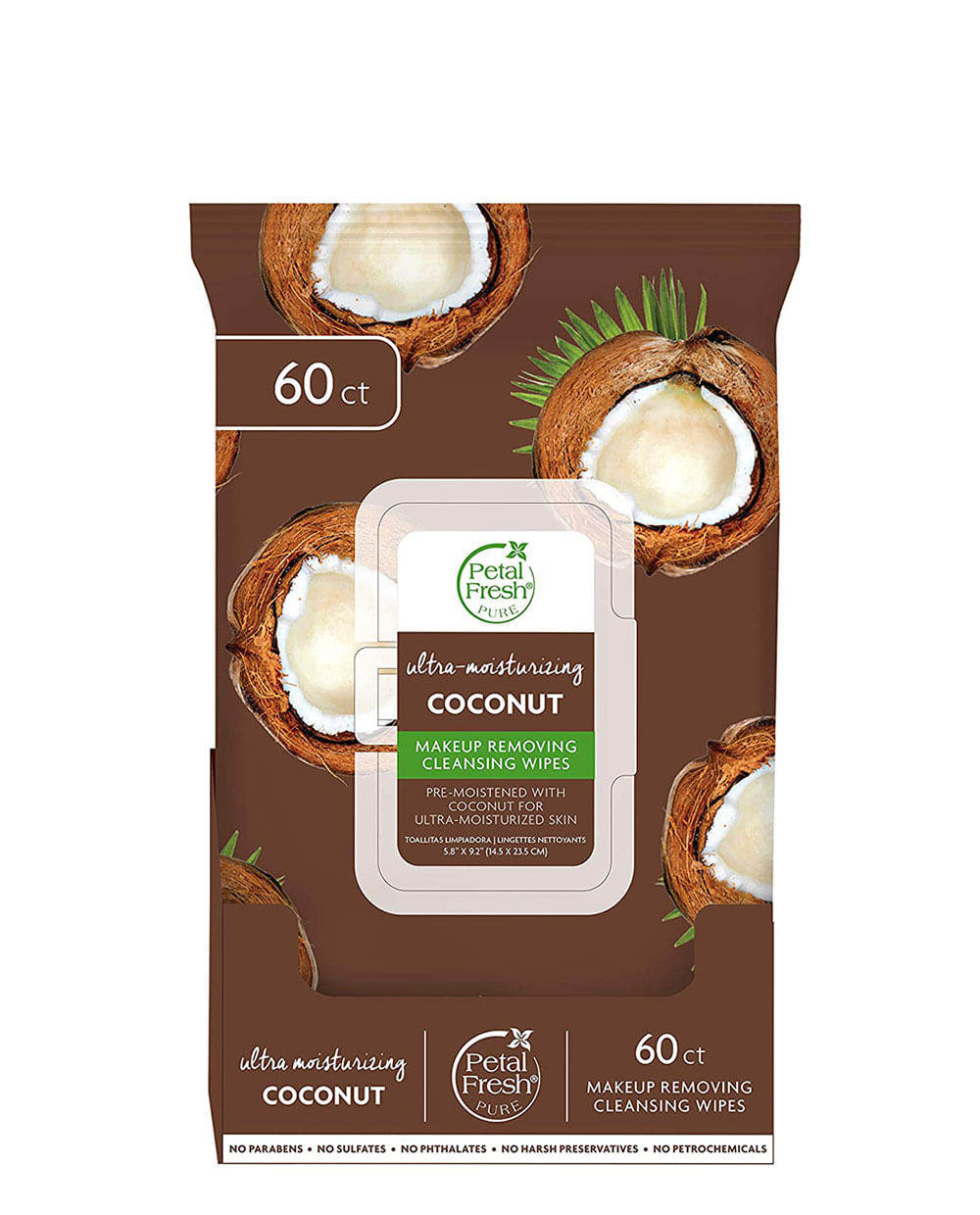 Toallitas Desmaquillantes - Botanicals Makeup Removing Coconut 60U