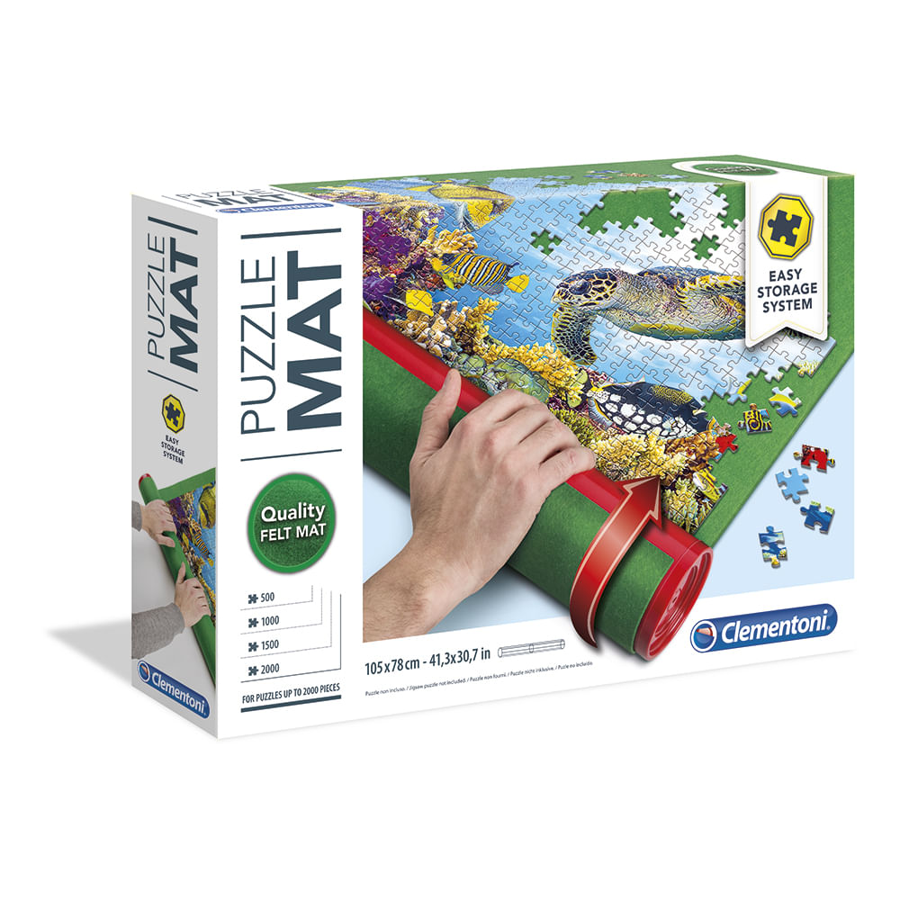 Rompecabezas mapa con tapete
