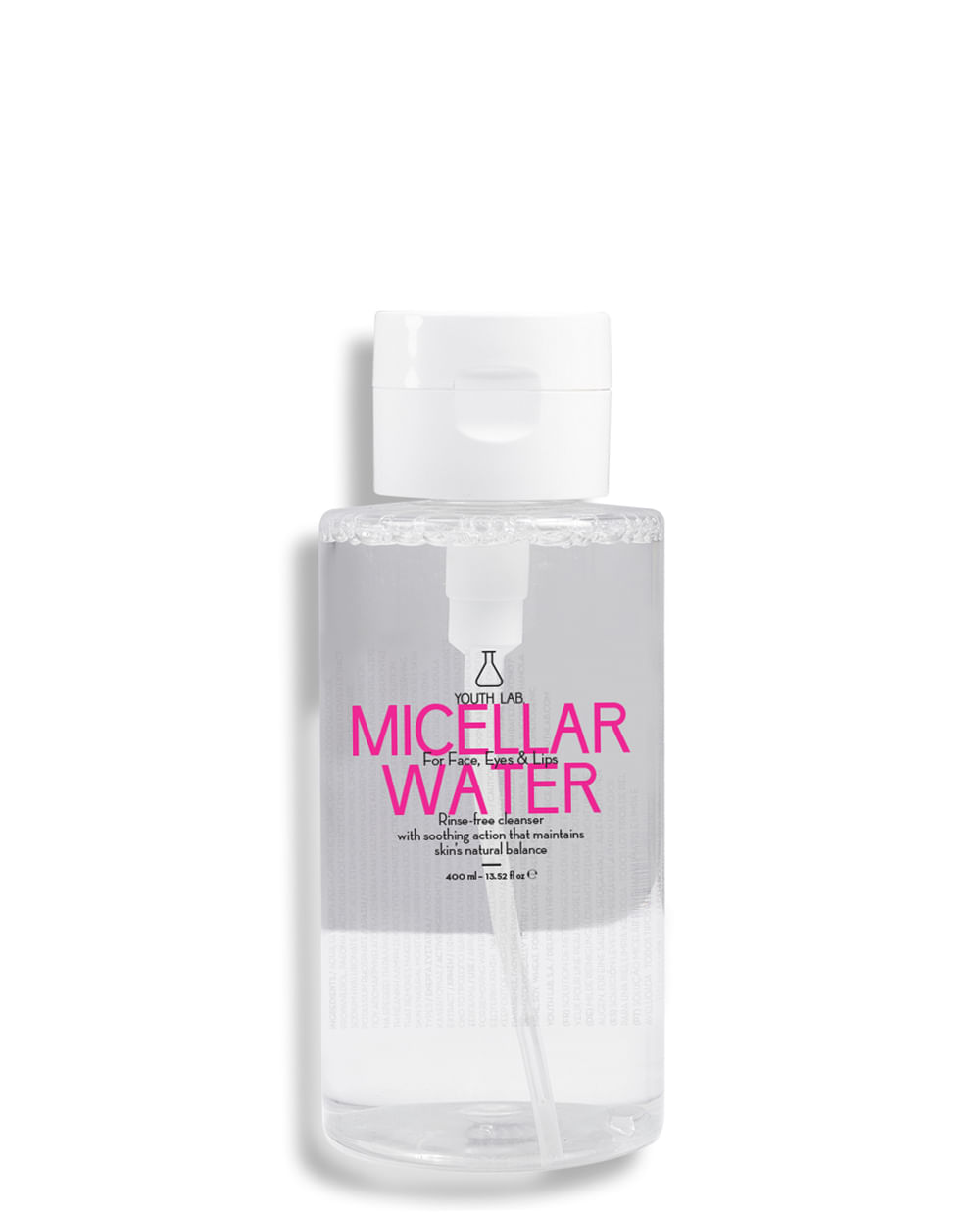 Micellar Water for face, eyes & lips Agua Micelar 400ml