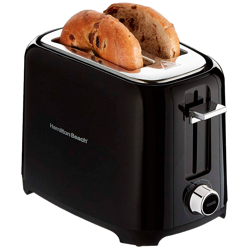Tostadora 2 rebanadas negro