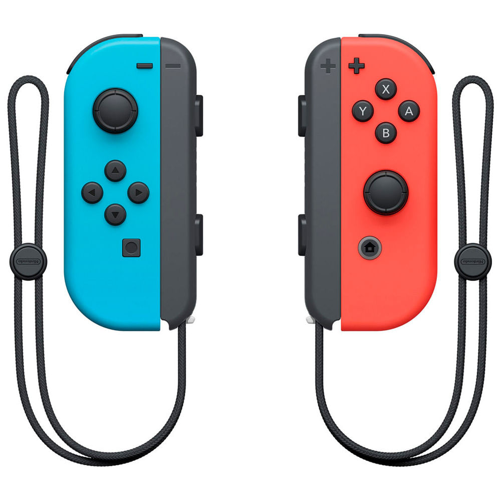 Control switch joy-con neon rojo y azul