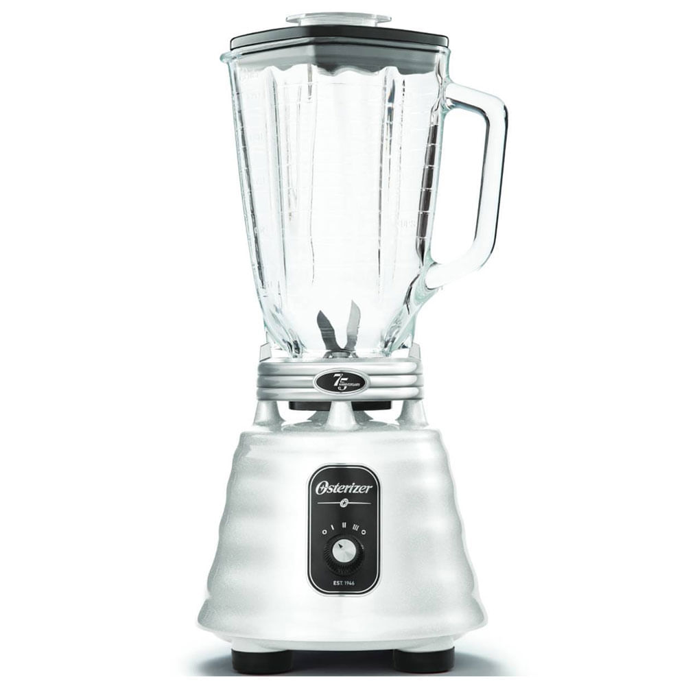 Licuadora classic edicion limitada 2 vel jarra cristal plata