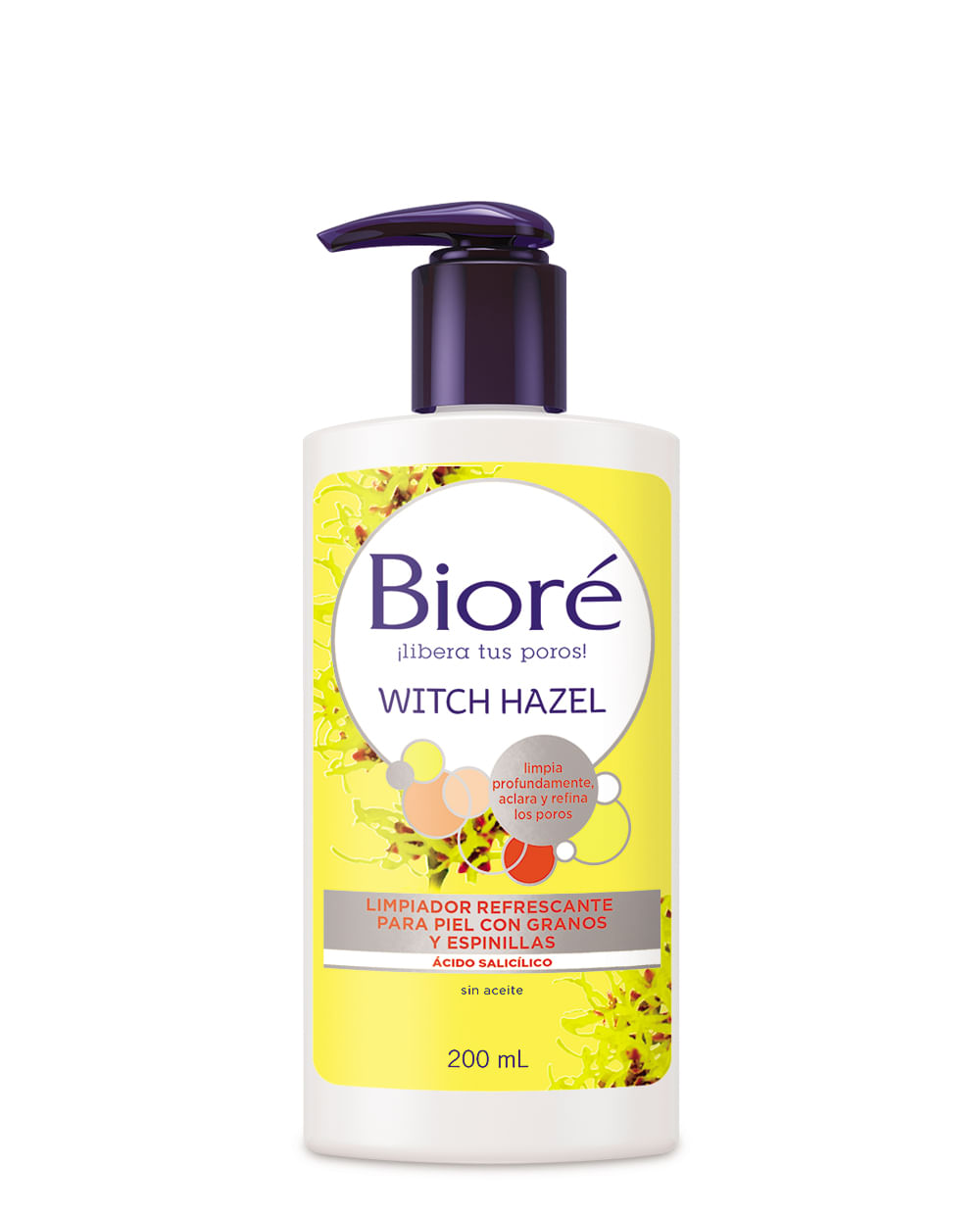 Limpiador Refresante Witch Hazel Para Piel con Granos y Espinillas