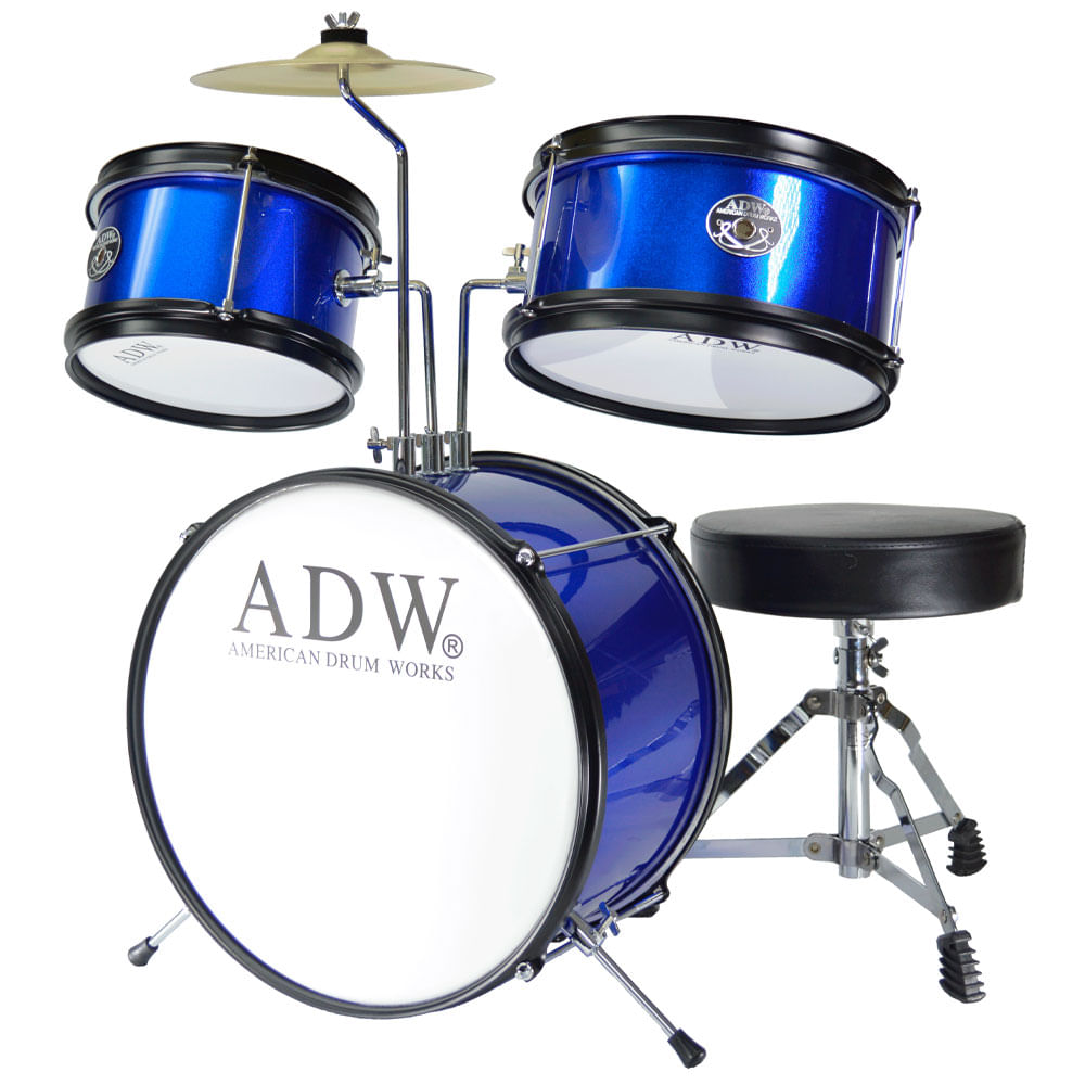 Baterias 3 pcs niños - azul