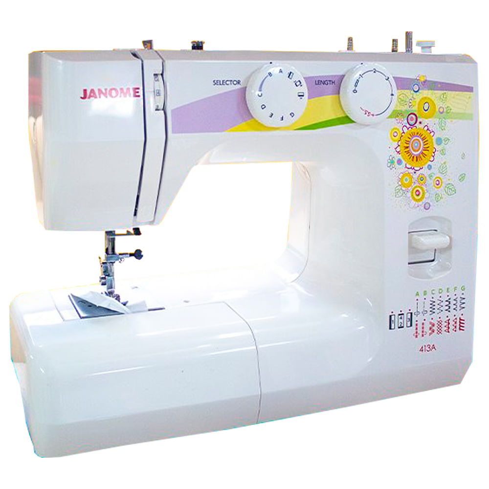 Máquina de coser mecánica portátil  de 17 puntadas