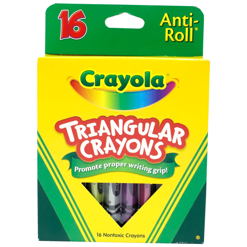 Crayón triangular 16 unidades