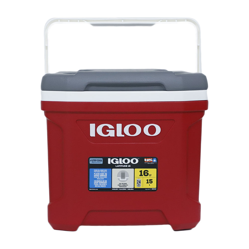 Hielera Igloo 15.14 Litros (16 qt) roja