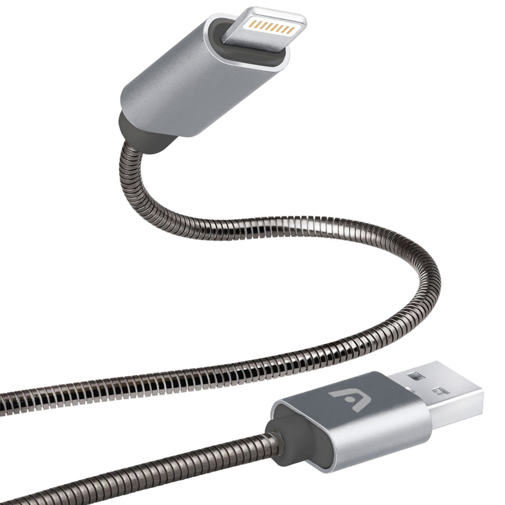Cable lightning a usb  1m/3.2ft - gris