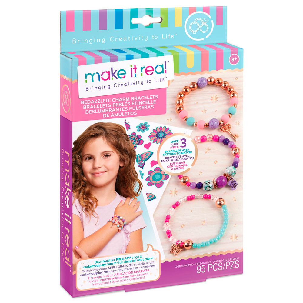 Make It Real Deslumbrantes Pulseras de Amuletos