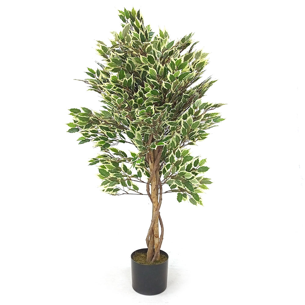 Planta artificial con maceta