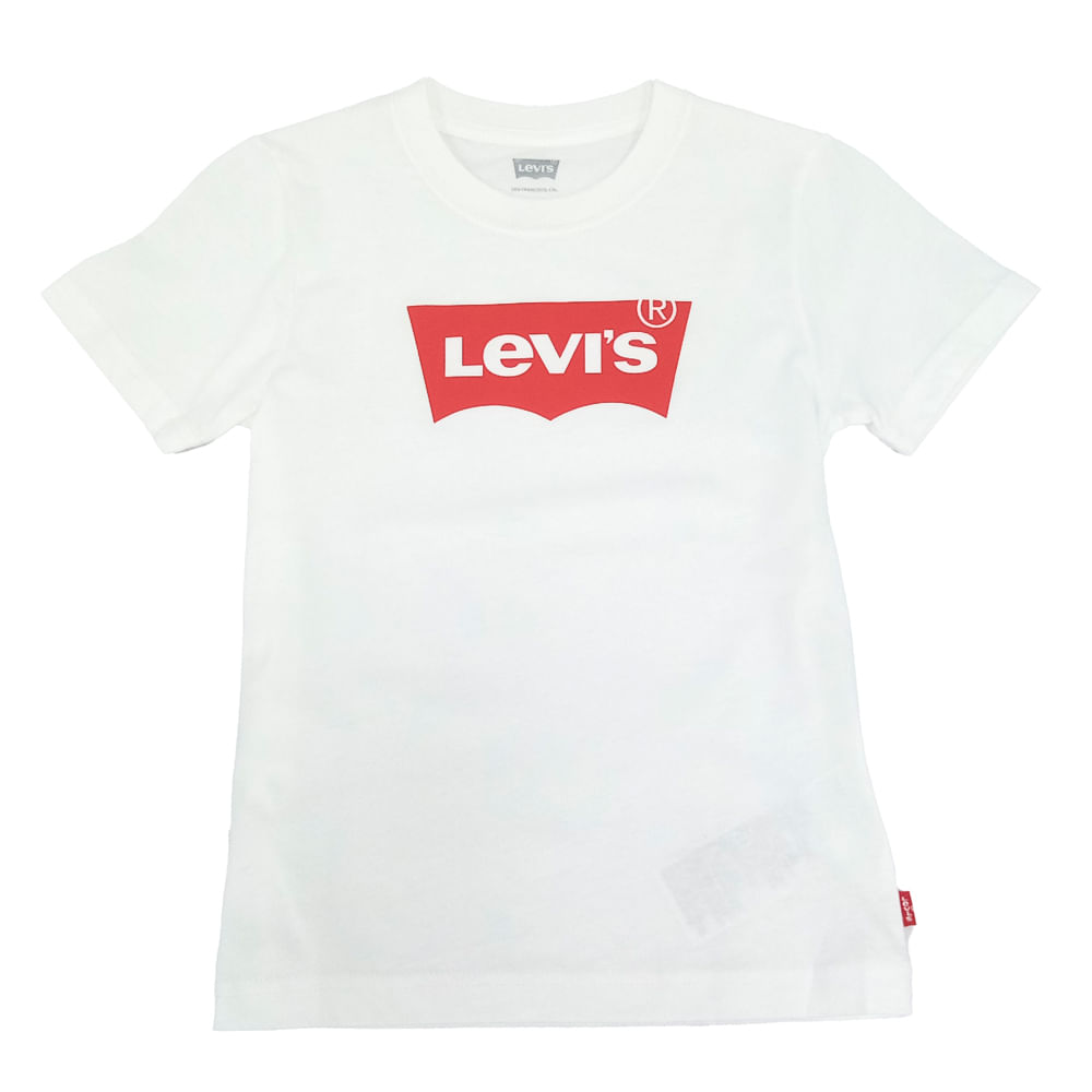 Camiseta blanca con estampado para niño