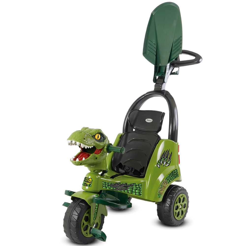 Triciclo prinsel super trike 2 en 1 dinosaurio