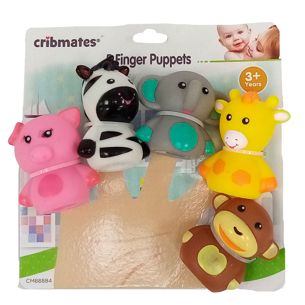 Set de 5 marionetas de dedo para bebé