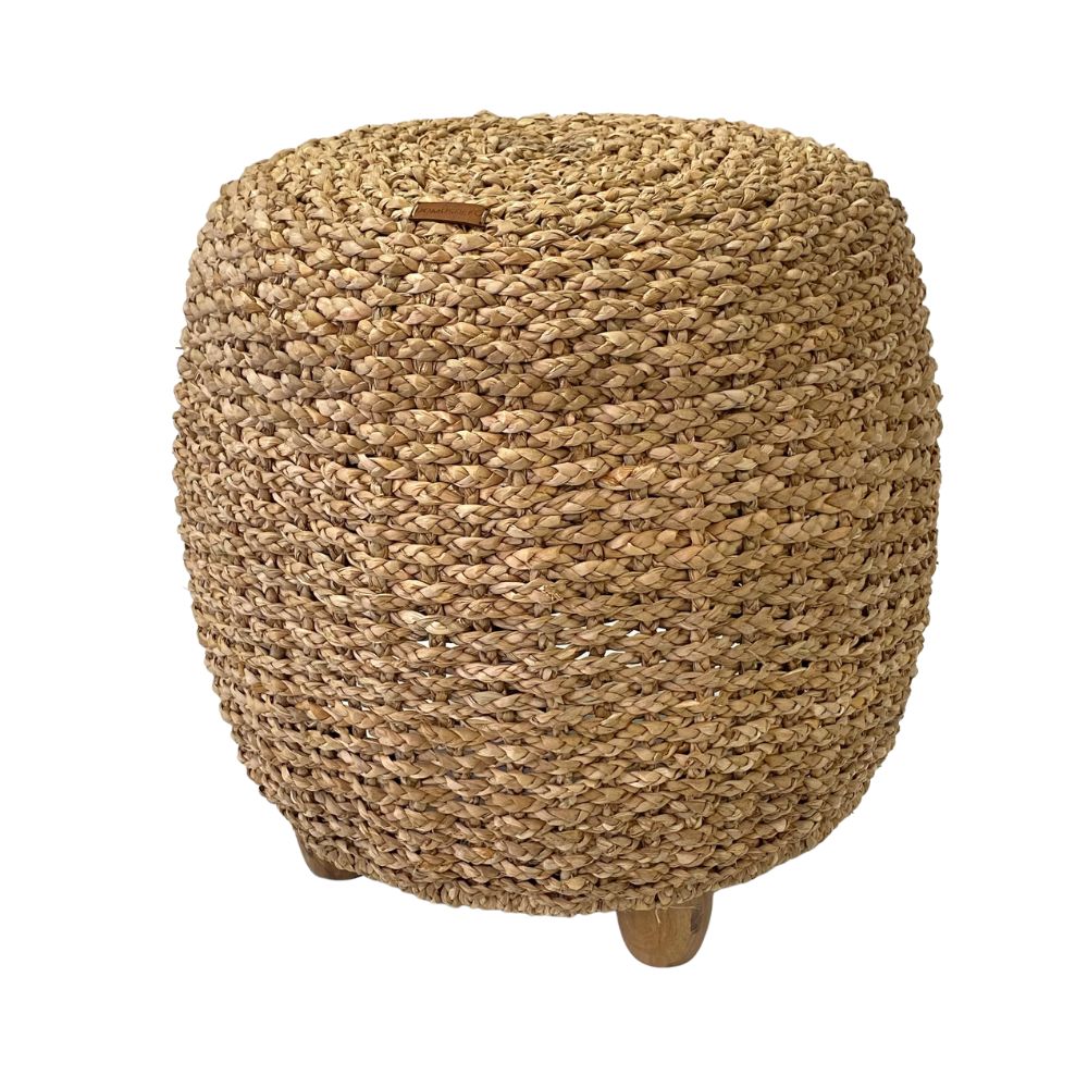 Otomán  de fibra natural Cozy