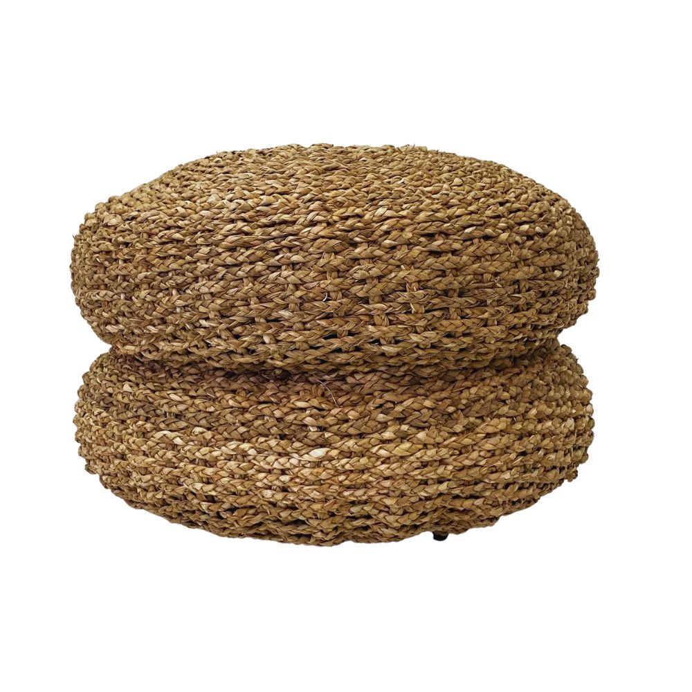 Otomán de fibra natural Alseda