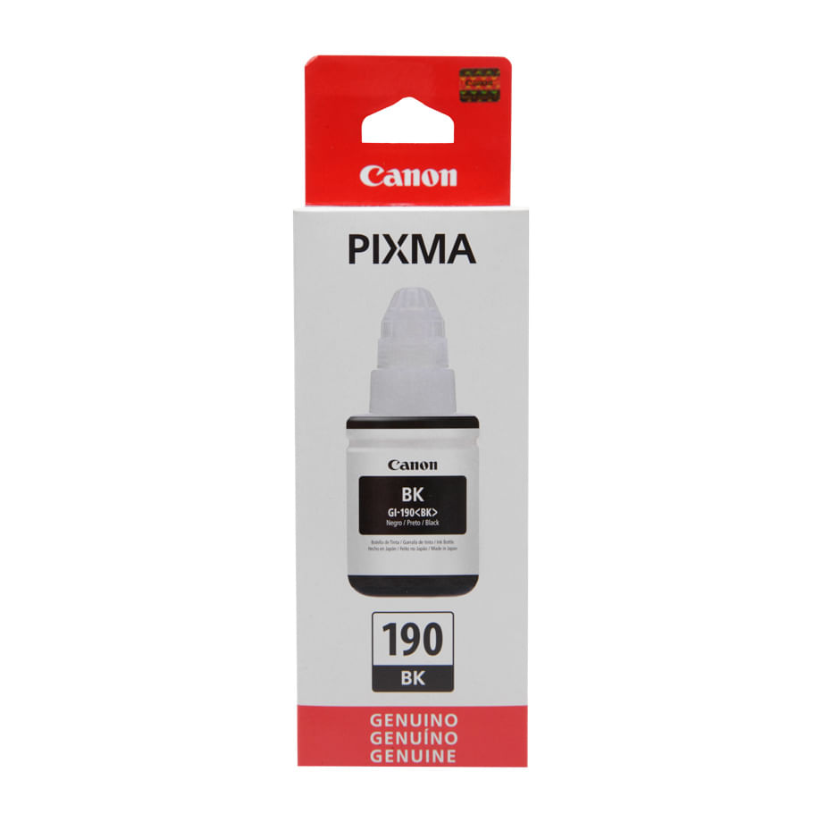 Tinta para impresoras Canon PIXMA GI-190
