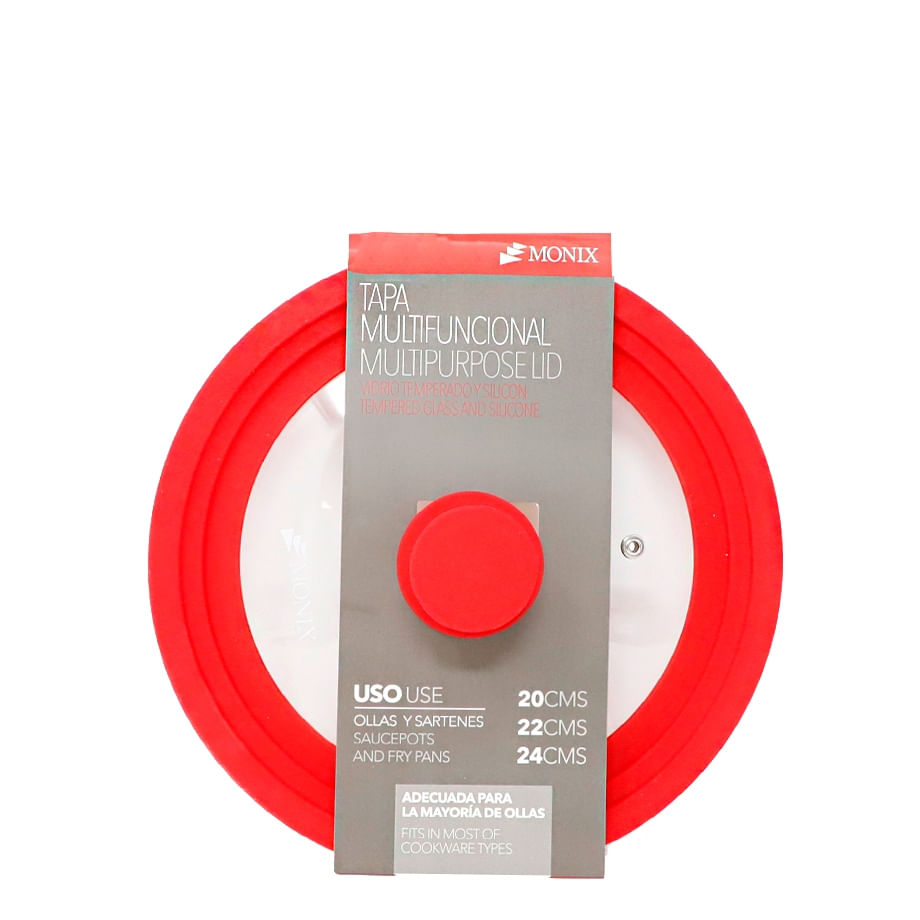 Tapas de vidrio con silicona