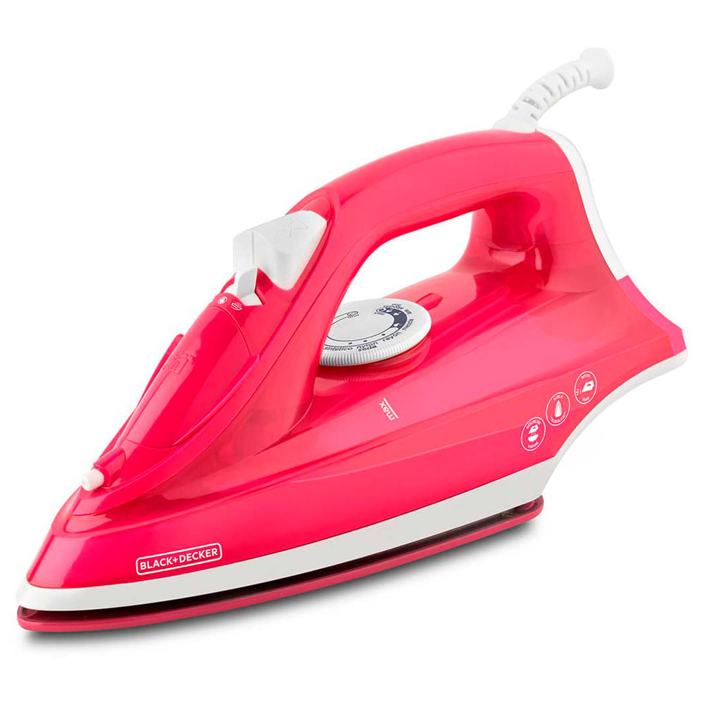 Plancha de vapor true glide autoclean 1200w rosado