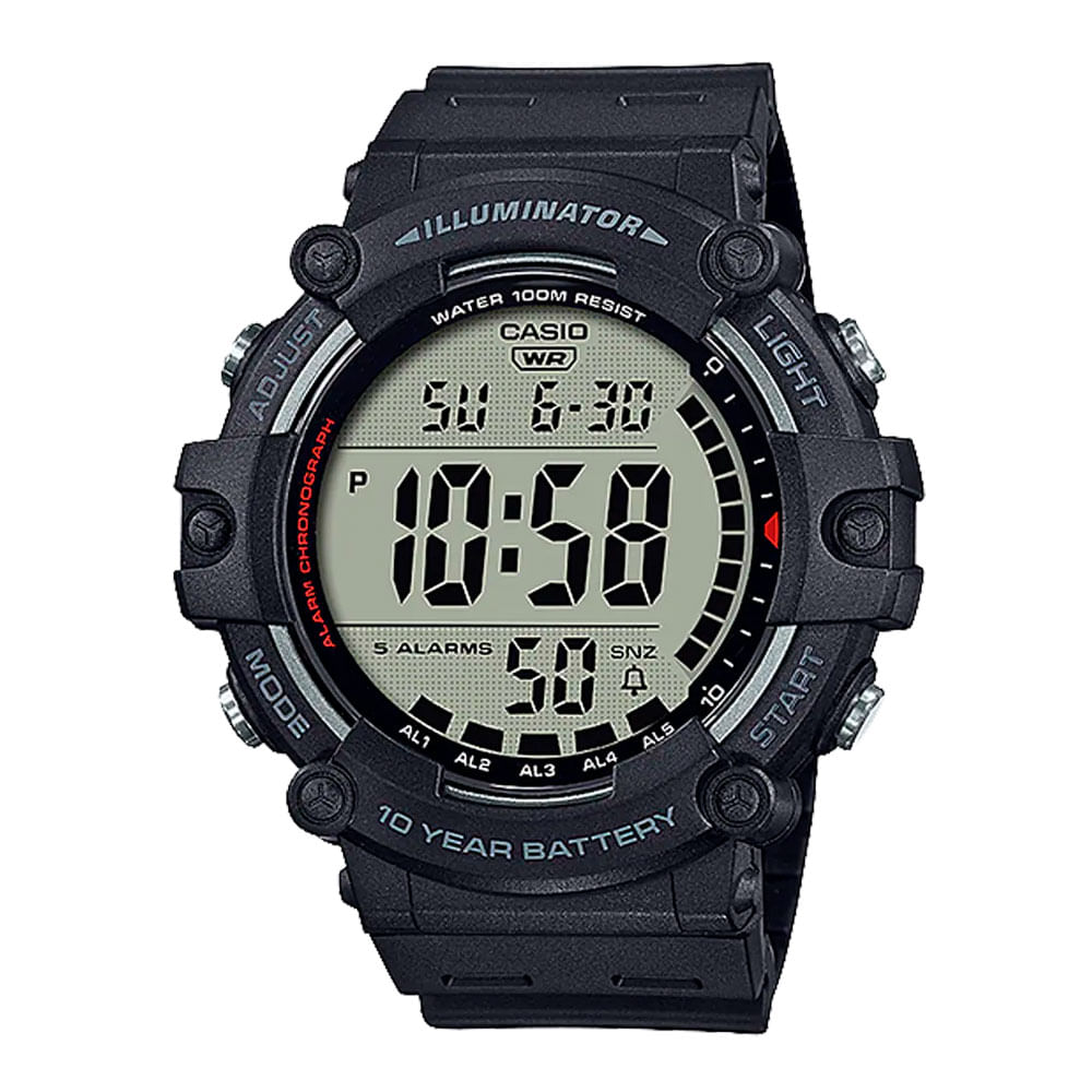 Reloj Casio digital resina negro para hombre