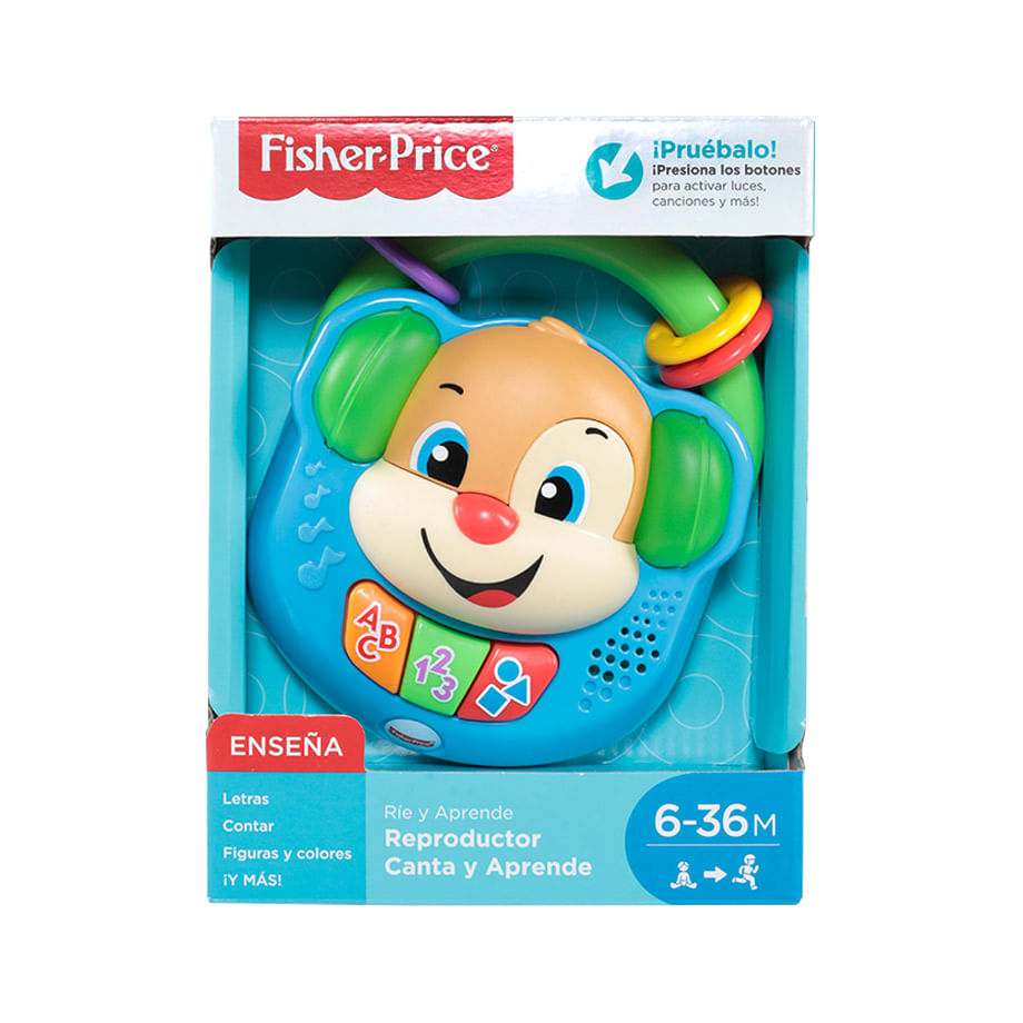 Fisher-Price Juguete para Bebés Reproductor Canta y Aprende