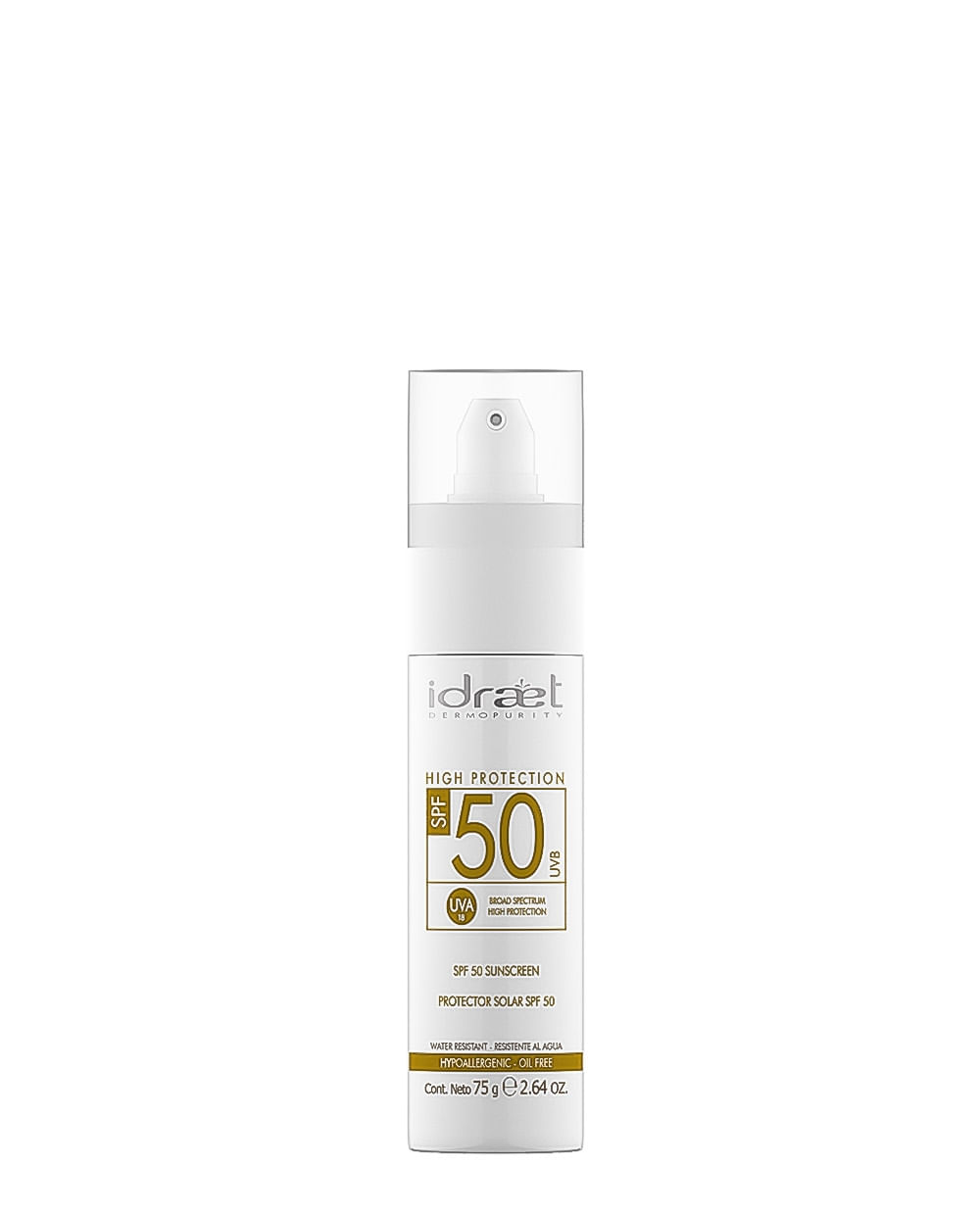 Protector solar en crema SPF50