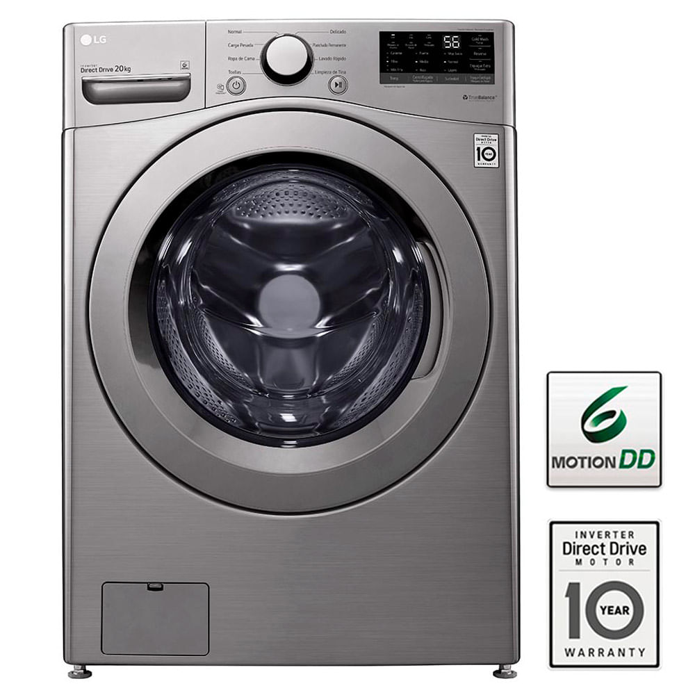 Lavadora LG carga frontal 20 KG // WM20VV26W