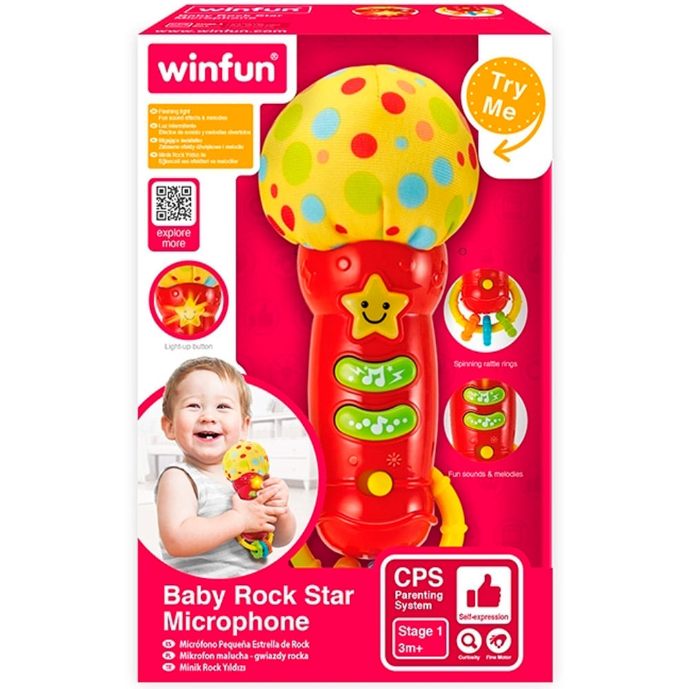 Winfun Micrófono Baby Rock Star