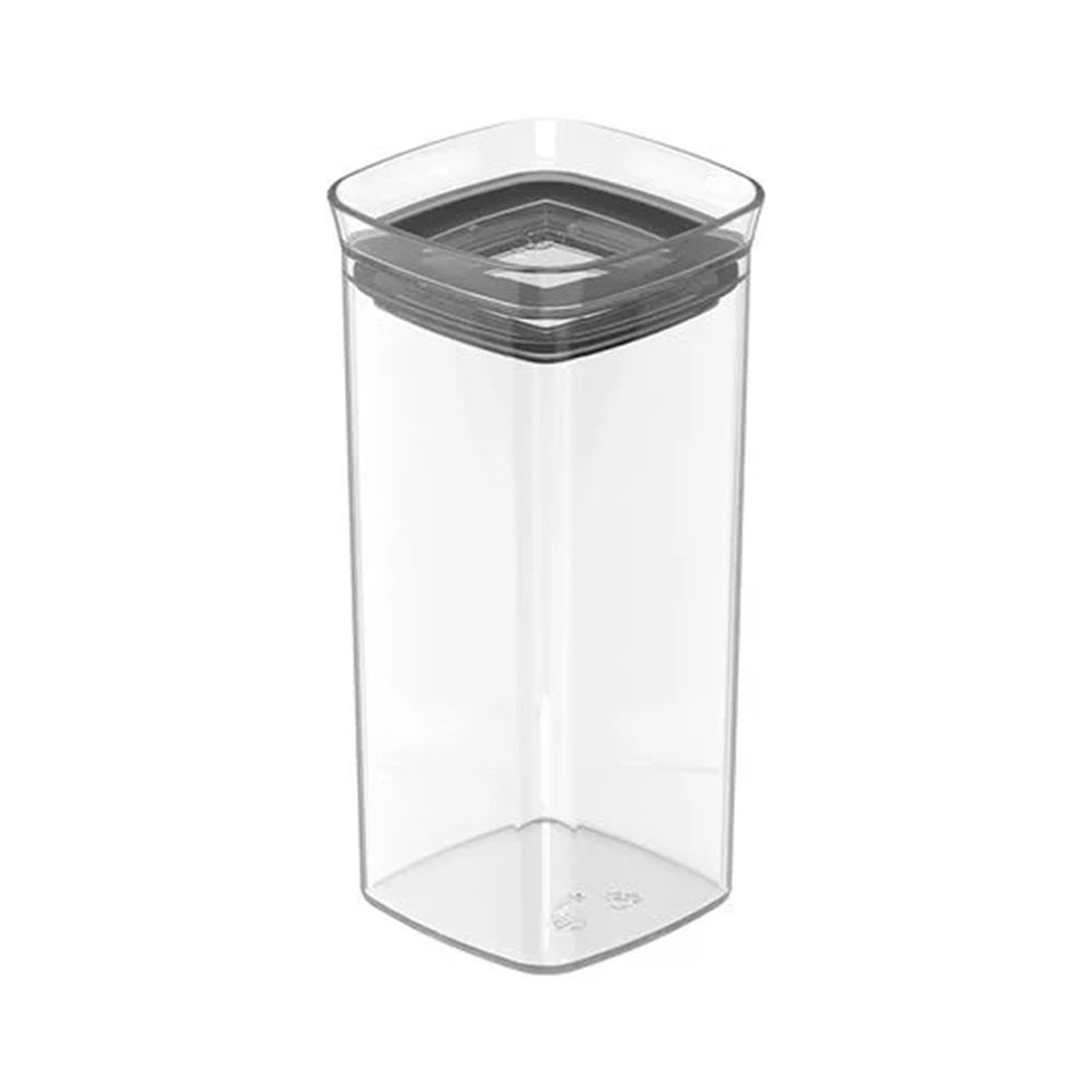 Hermético cuadrado de plástico 0.340 litros