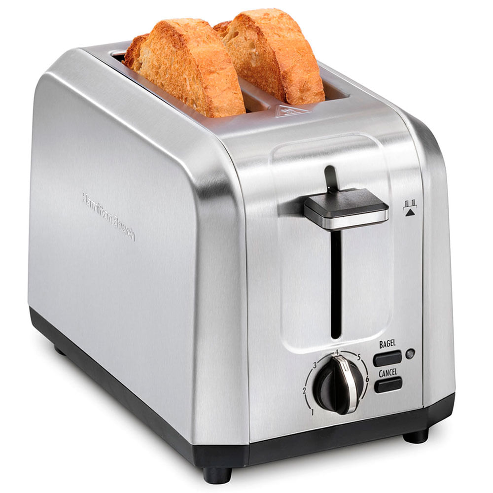 Tostador 2 rebanadas acero inoxidable
