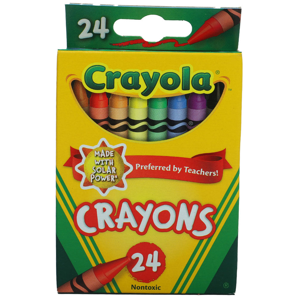 Crayones estándar 24 piezas