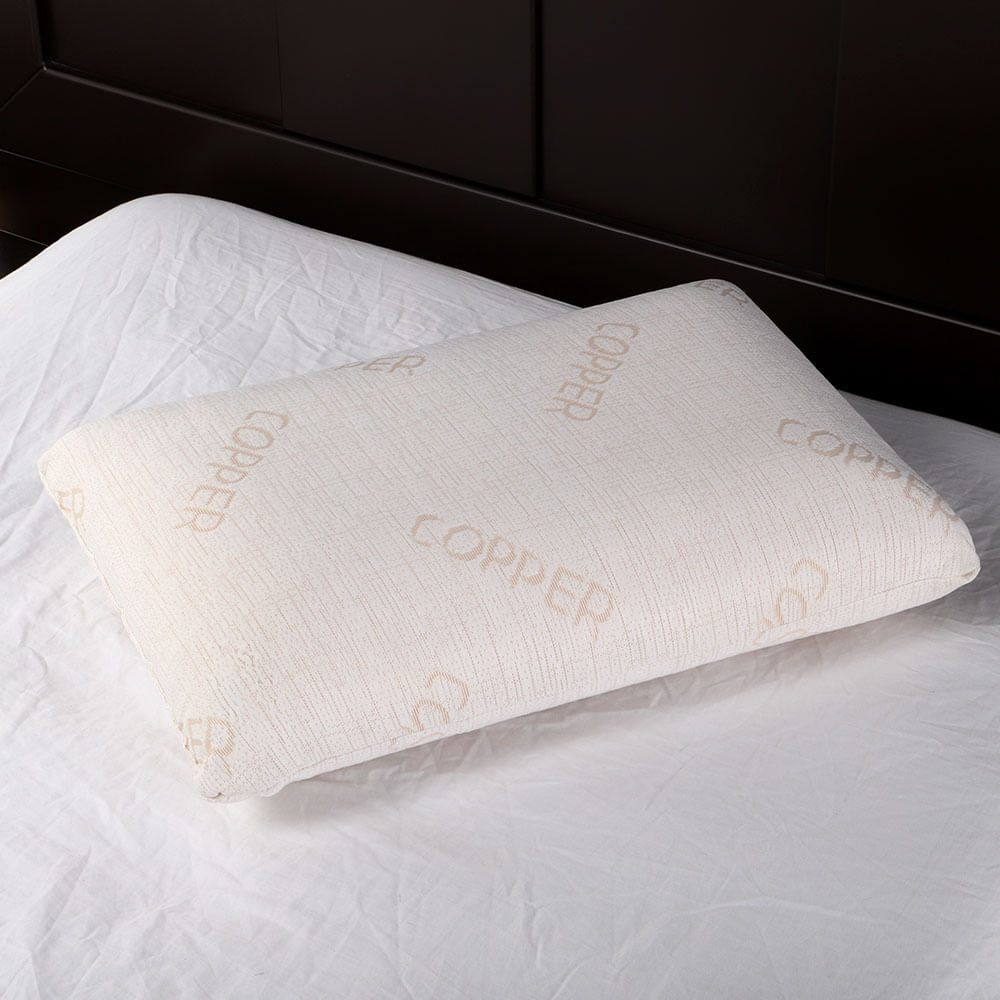 Almohada memory foam firme copper