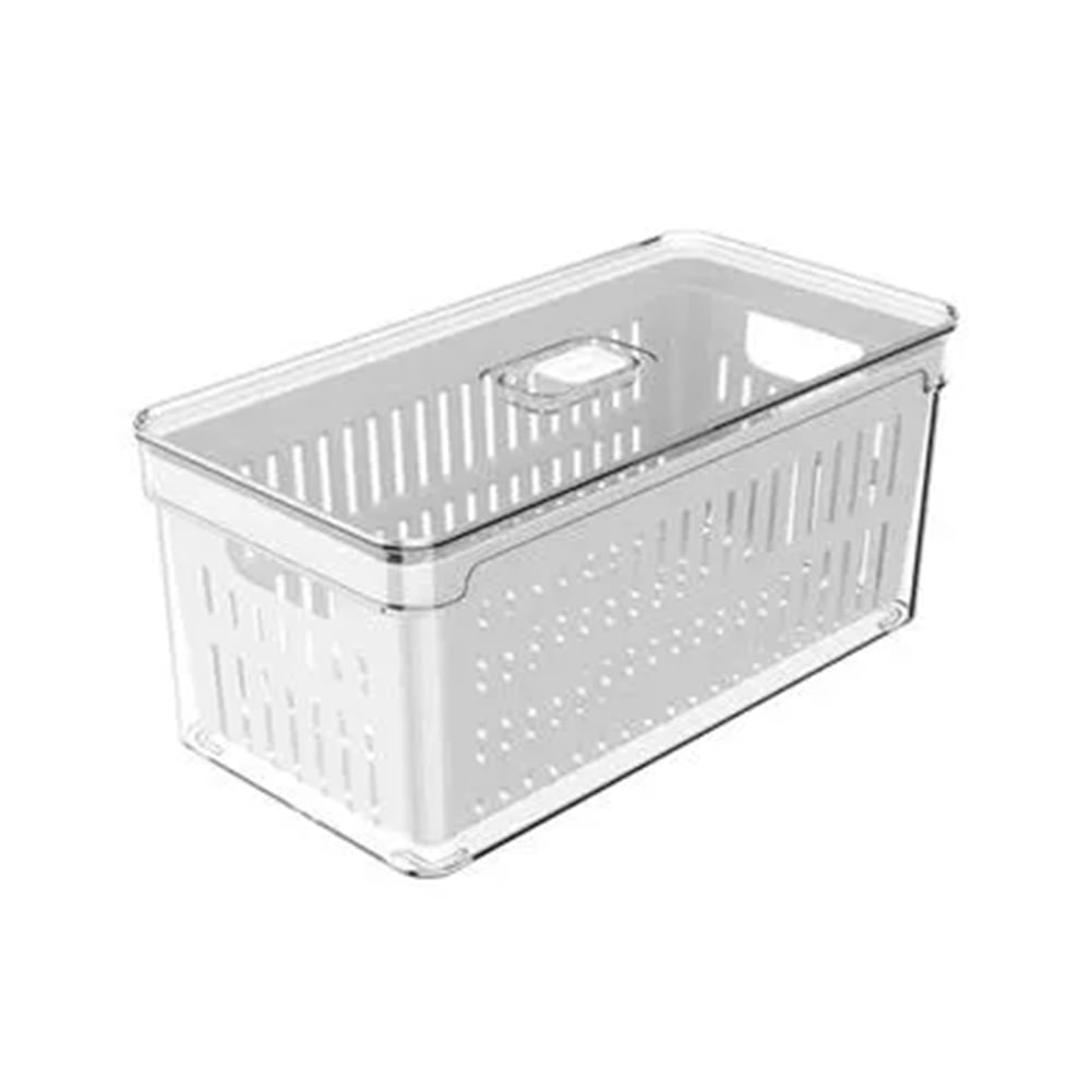 Caja organizadora transparente de plástico 30 x 15 x 13 cm