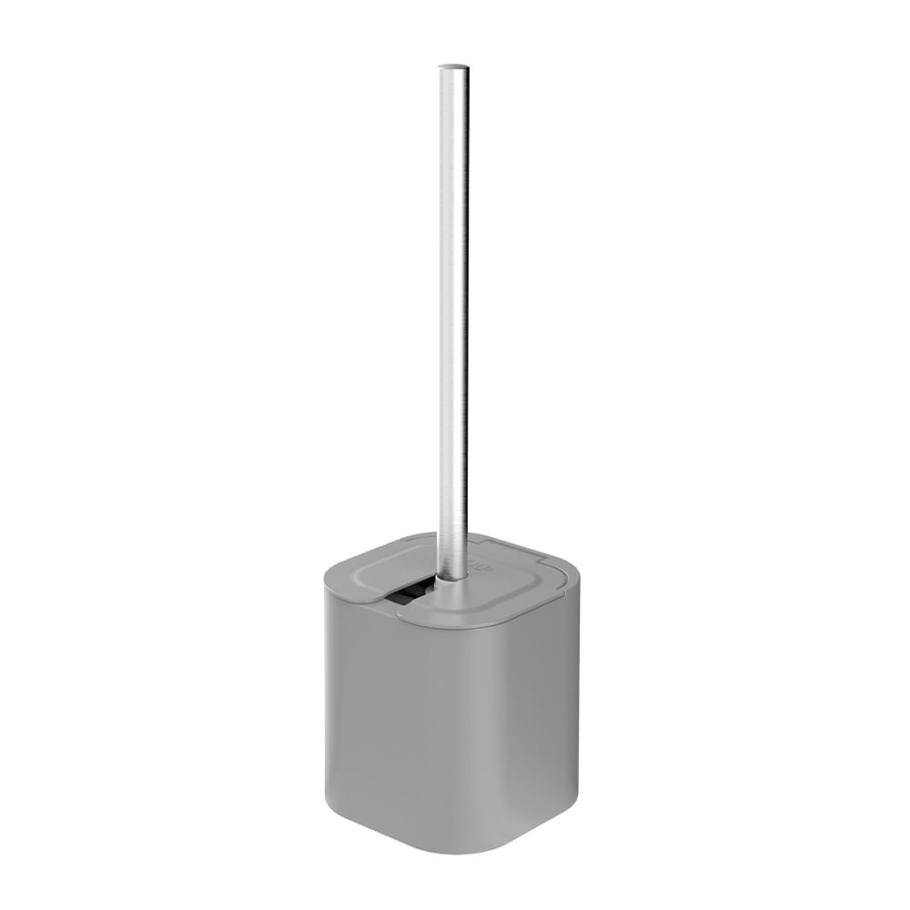 Cepillo gris para inodoro