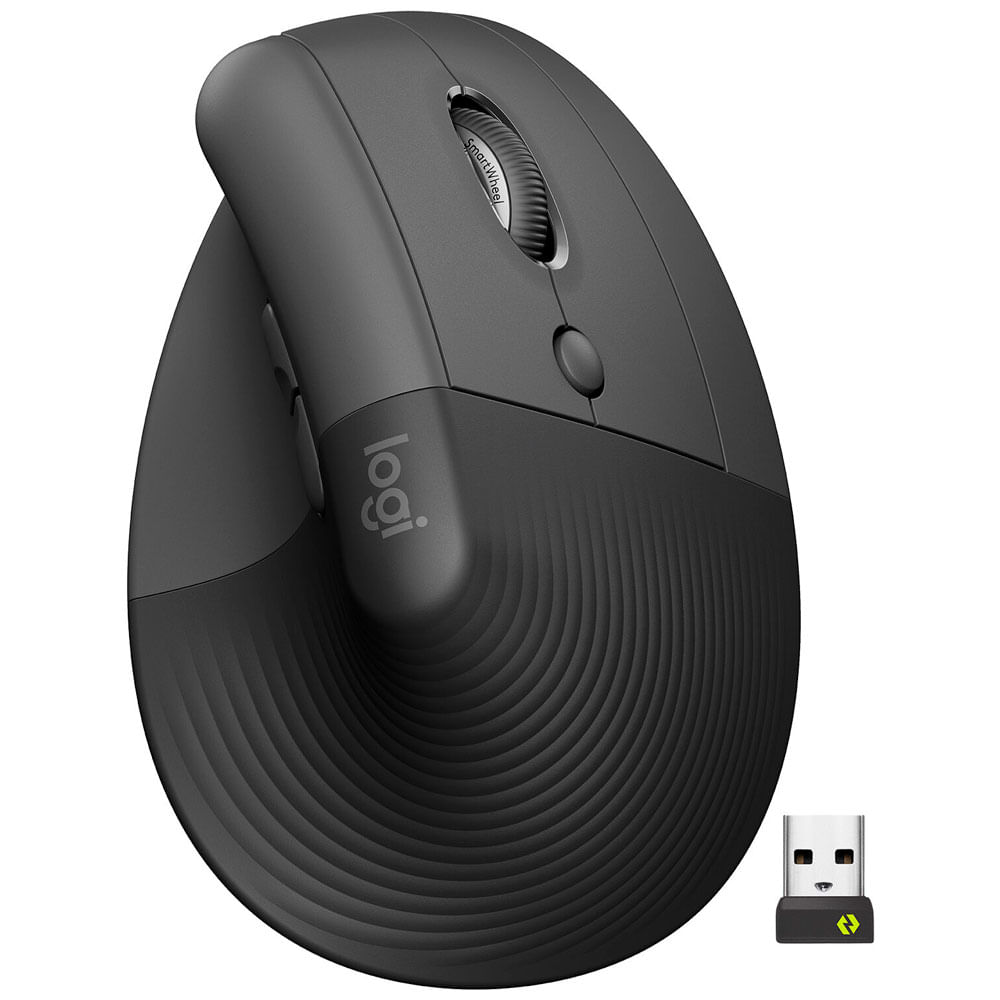 Mouse vertical ergonómico Logitech Lift inalámbrico diestro