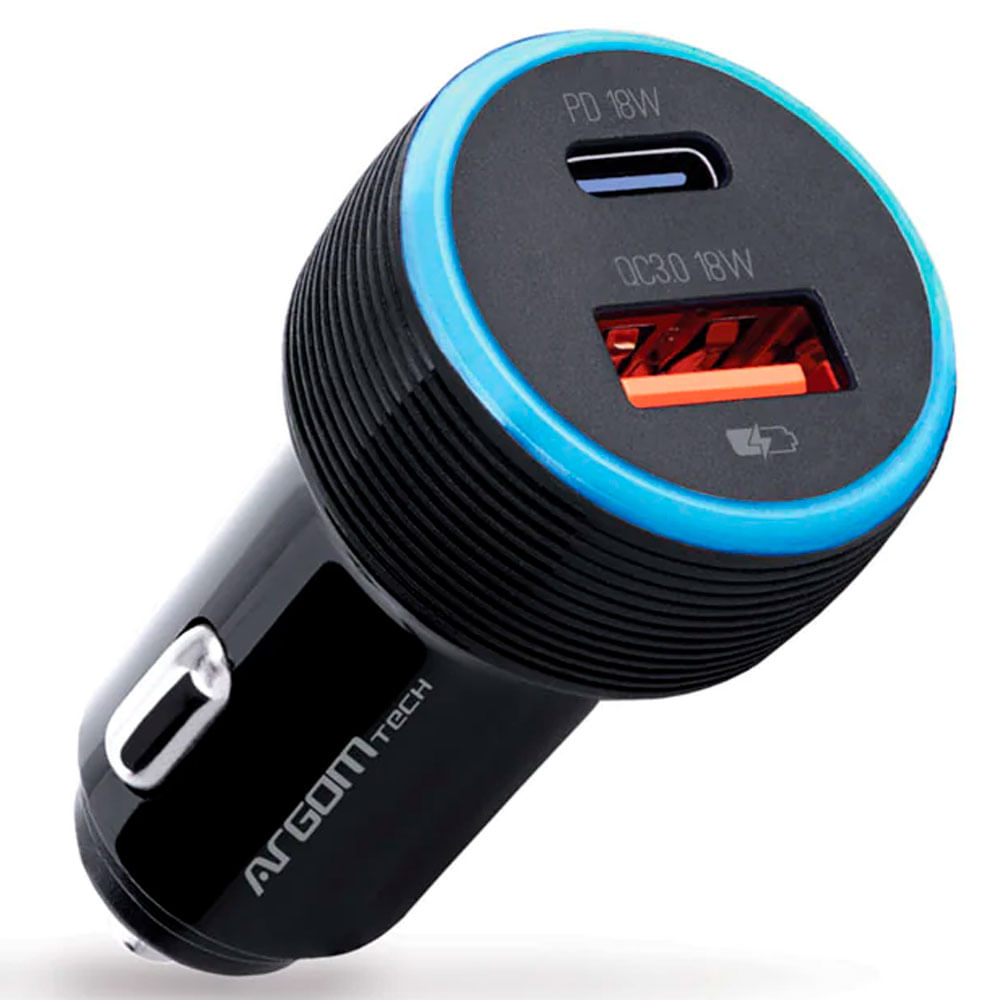 Cargador para carro Force C1 USB-C + USB-A 38 Watts