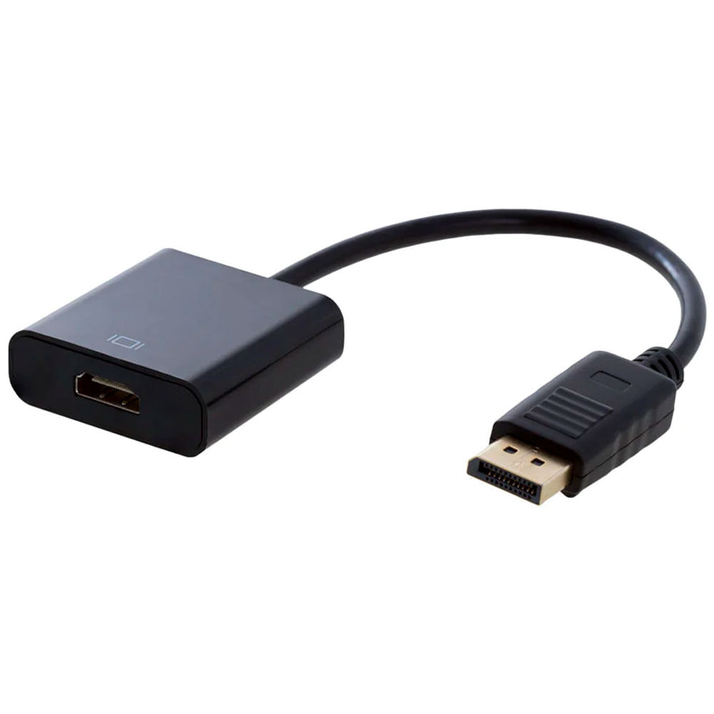 Cable adaptador displayport macho a hdmi hembra 6in/15cm