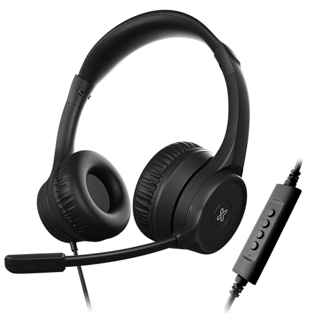 Audífono cableado on ear Klip Xtreme KlearCom USB
