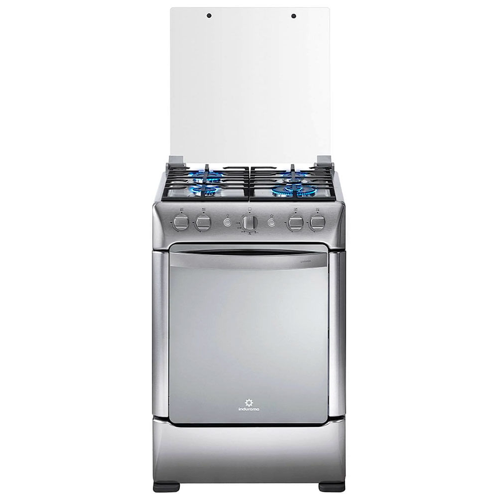 Cocina 4 quemadores con horno a gas 60 cm (24") GRANADA ZFO Indurama