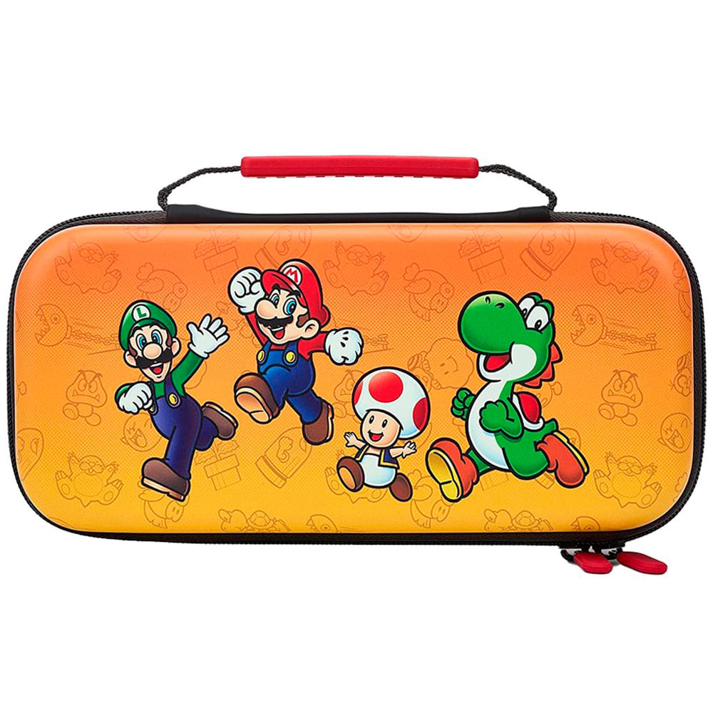 Estuche protector nintendo switch mario y sus amigos