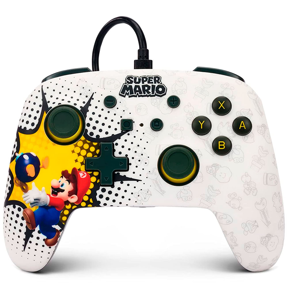 Control alámbrico nintendo switch bomb blast