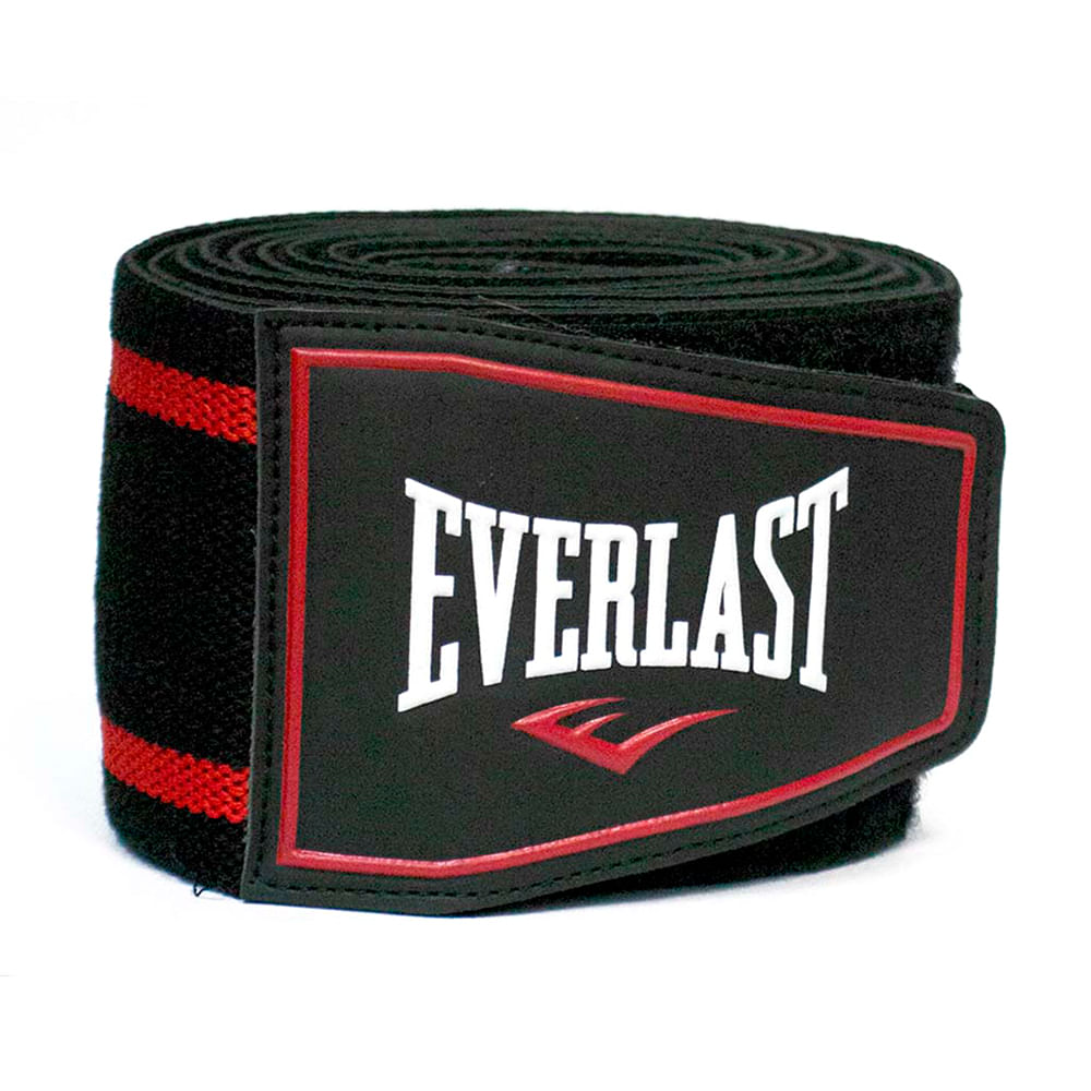 Rodillera elástica superior Everlast negra