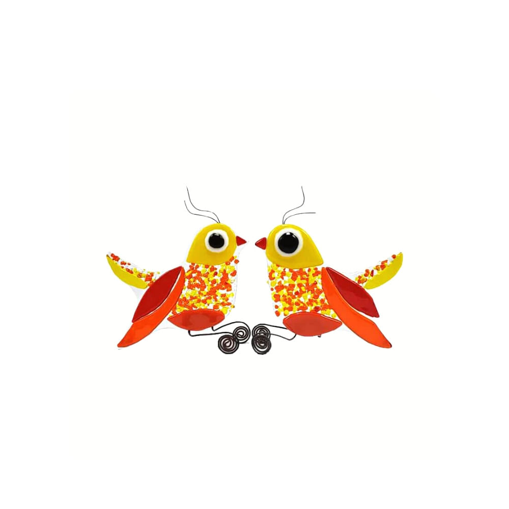 Pareja Alitas Doradas