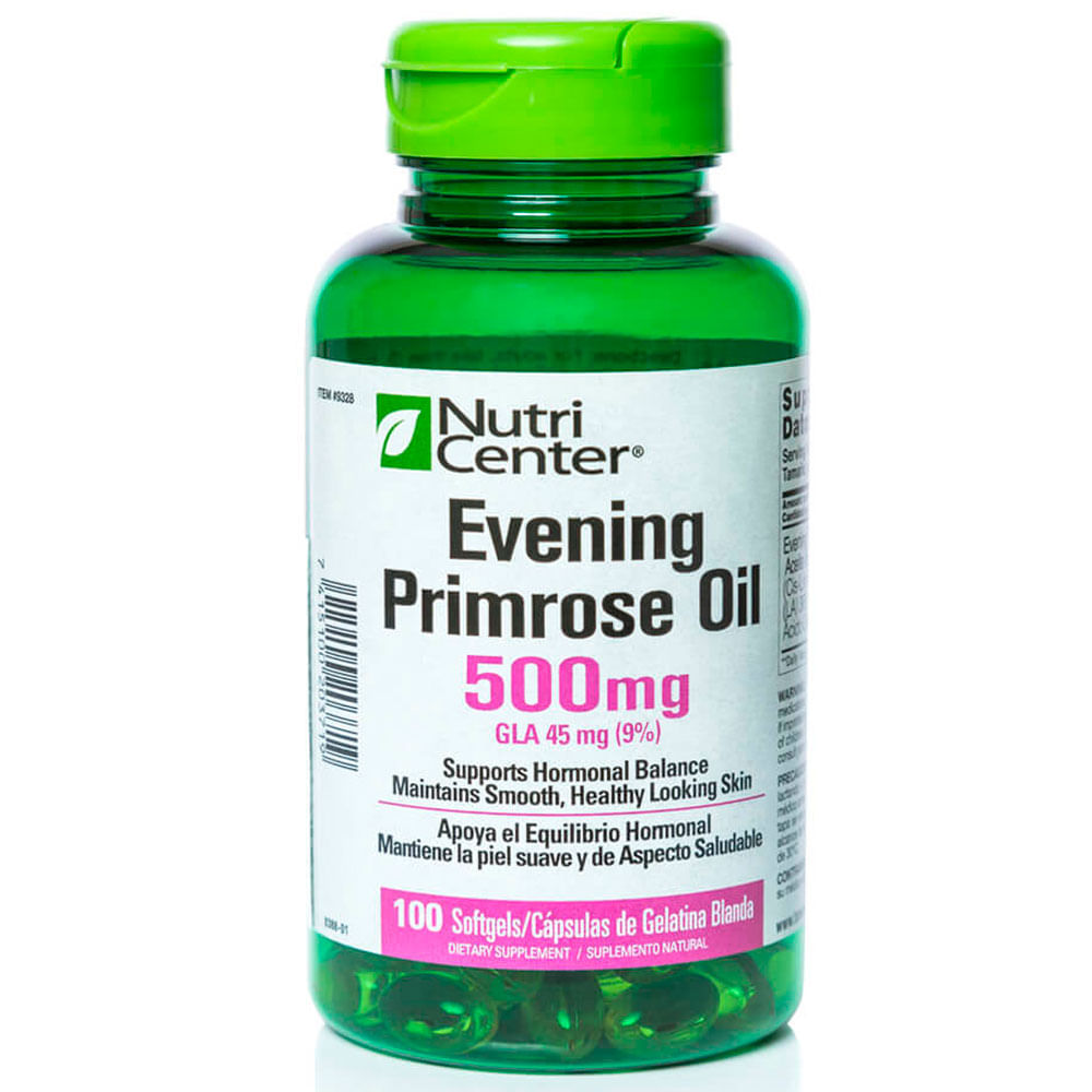 Evening Primrose Oil 500mg Aceite de onagra 500mg