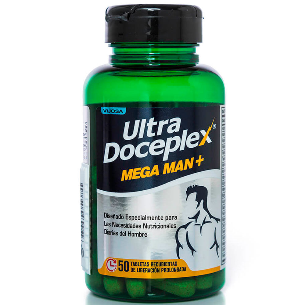 Ultra Doceplex Mega Man 50 tabletas Ultra Doceplex Mega Hombre