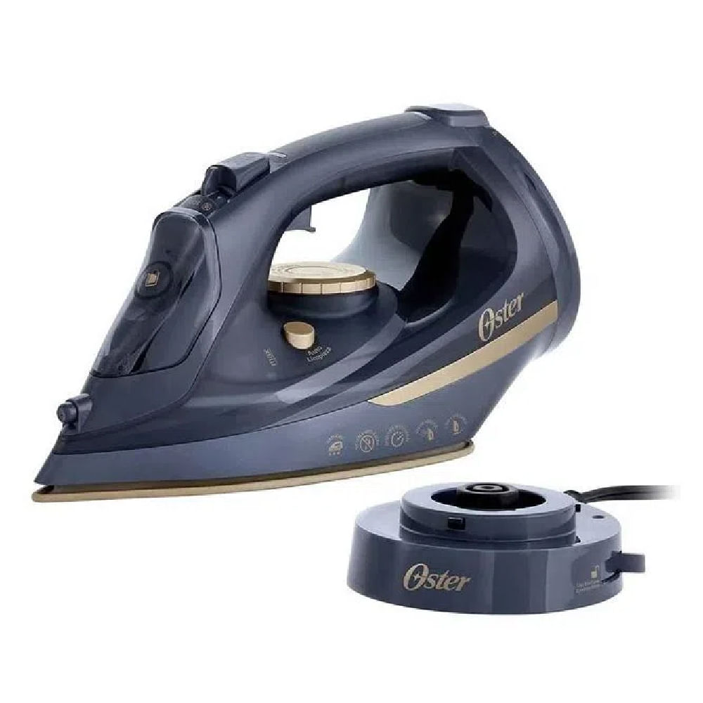 Plancha inalámbrica color azul