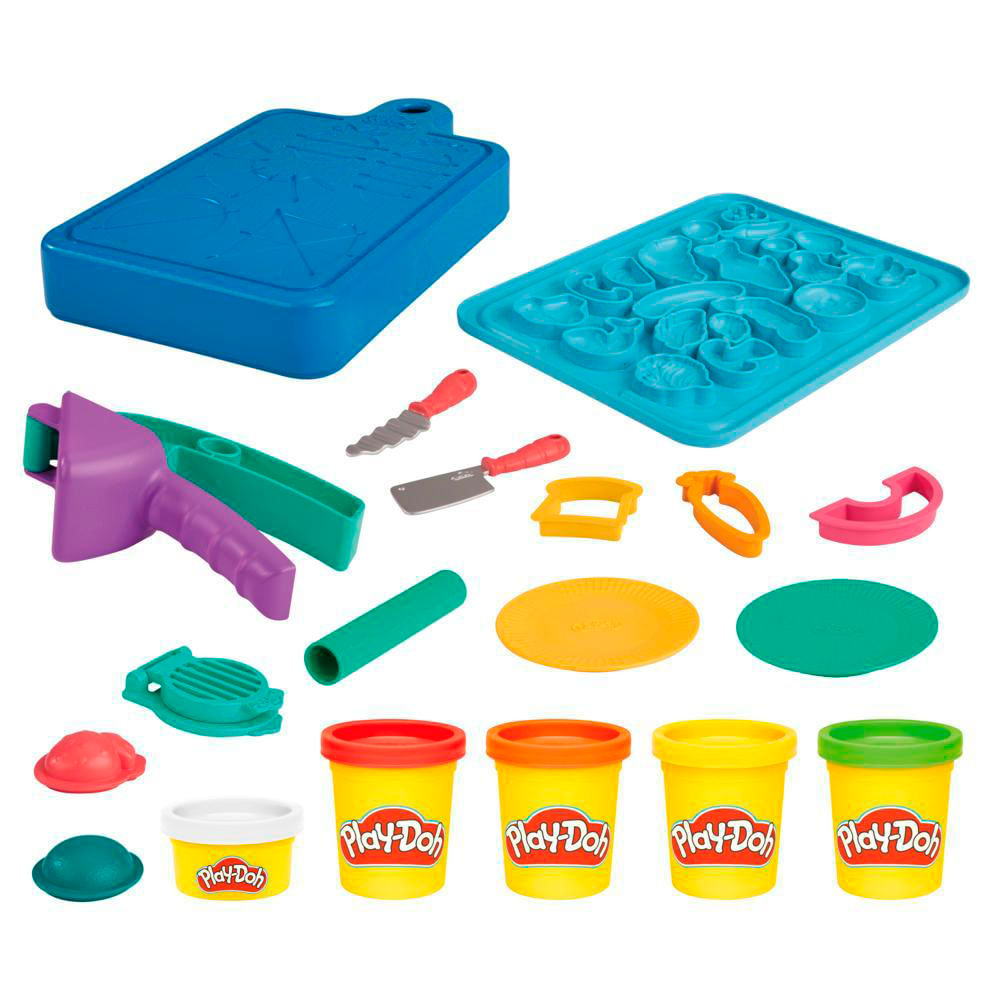 Play-doh - primeras creaciones del pequeño chef